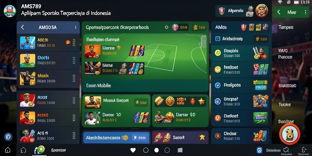Tampilan gameplay yang menarik dari aplikasi Sportsbook AMS789.
