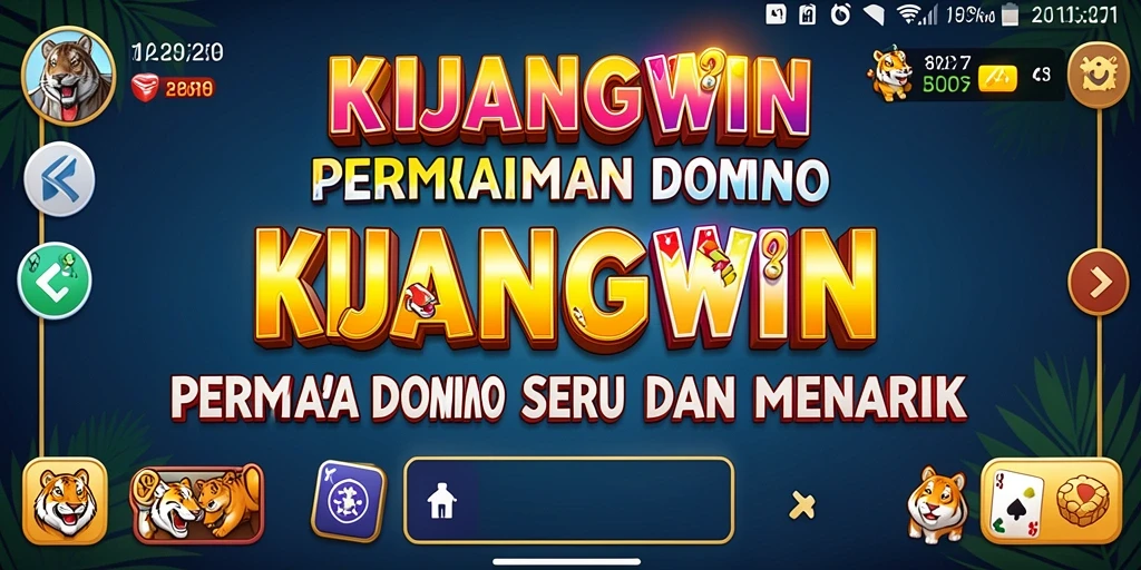 Tangkapan layar KIJANGWIN menampilkan serunya permainan Domino.