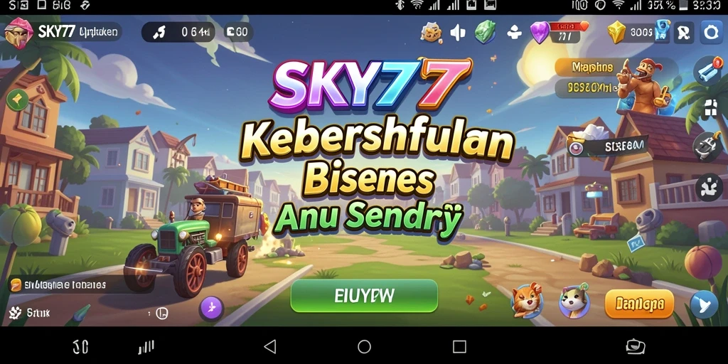 Tampilan gameplay menarik dari SKY77 yang penuh strategi Tycoon.